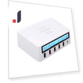 Умная зарядная станция с 6-портовым ЖК-дисплеем и USB-док-станцией — Зарядные станции, 3d printing machine