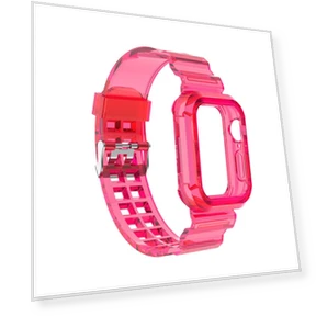 Прозрачный ремешок + чехол — Ремешки для умных часов, Smartwatch Accessories