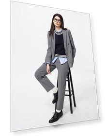 Умные брюки до щиколотки — Повседневные, Uniqlo