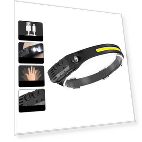 LED Headlamp Multi Gears Rechargeable Sensor Head Lamp — Фонарики, Vestidos