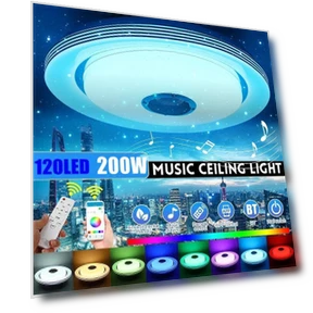 Современный RGB LED потолочный светильник с управлением через приложение — Потолочные светильники, Pro DIY Tool