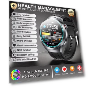 Умные часы для здоровья с ЭКГ, ФПГ и NFC — Умные часы, PRISMA