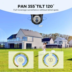 Беспроводная уличная камера безопасности с солнечной панелью — Камеры видеонаблюдения, LITYMOL