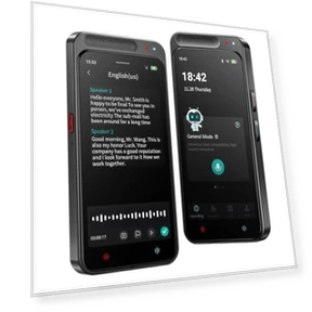 Цифровой диктофон с ИИ-транскрипцией и переводом — Цифровые диктофоны, Fivegren