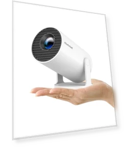 Мини-проектор с Wi-Fi и Bluetooth, поддержка 4K, авто-коррекция трапеции, вращение на 180 градусов — Проекторы декоративного освещения, Alwtniet