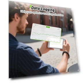 Умный цифровой беспроводной измеритель влажности почвы для комнатных растений с концентратором Wi-Fi — Гигрометры, RainPoint