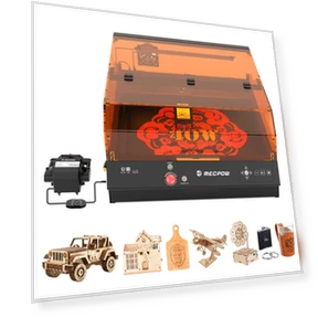 Лазерный резак 40 Вт с ИИ-камерой — Гравировальные станки и инструменты, Mecpow