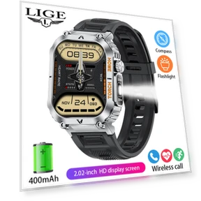 Bluetooth Call Смарт-часы со светодиодной подсветкой — Умные часы, LIGE