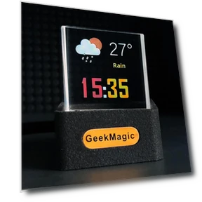 Кристаллический куб с дисплеем для фото, голографическая настольная умная метеостанция, цифровые часы с GIF-анимацией — Цифровые киоски и интерактивные дисплеи, Sole Street