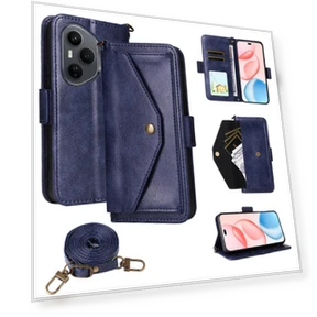 Кожаный чехол с магнитной застежкой, кошелек-подставка — Чехлы-книжки, Smartwatch 2025