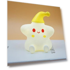 Светодиодный силиконовый ночник Маленькая звезда — Ночники, TOP-MALL-001