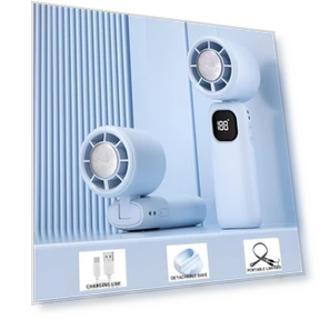 Портативный вентилятор с цифровым дисплеем — Персональные вентиляторы, zhengfuzhihai