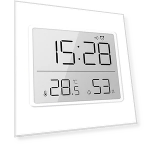 Умный цифровой будильник с магнитным притяжением, температурой и влажностью в помещении, часами и датой на экране HD — Будильники и часы, Alarm Clock