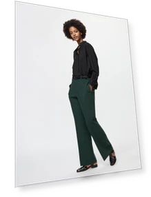 Умные расклешенные брюки — Брюки и капри, Uniqlo