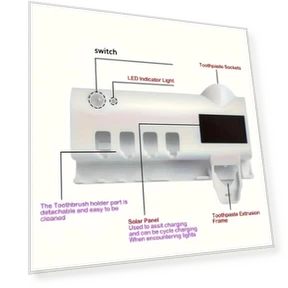 Умный держатель для зубных щеток — Держатели для зубных щеток, Daily necessities-V