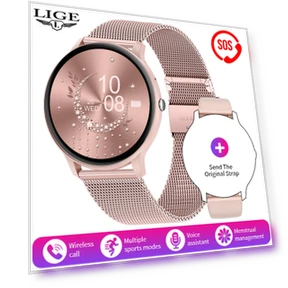 Смарт-часы Bluetooth с голосовым помощником — Умные часы, LIGE
