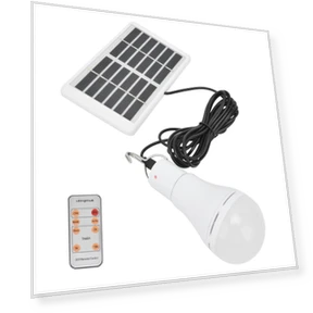 Светодиодная солнечная лампа с управлением освещенностью — Уличное освещение, KONNWEI