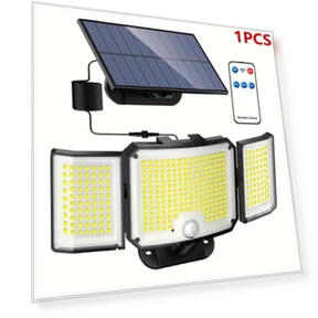 Солнечный светильник с датчиком движения — Прожекторы и охранное освещение, KITCHEN-MALL