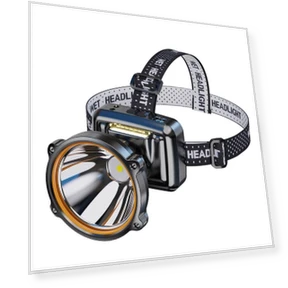 Водонепроницаемый светодиодный налобный фонарь с цифровым дисплеем — Противотуманные и дополнительные фары, xinyan