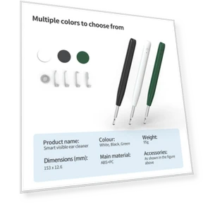 Умный визуальный набор для чистки ушей с Wi-Fi — Удаление ушной серы
