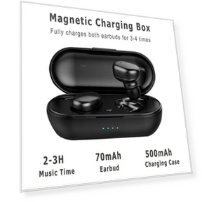 Наушники с сенсорным управлением отпечатками пальцев, Bluetooth 5.0, беспроводные, активное шумоподавление, игровая... — Внутриканальные наушники, AVE