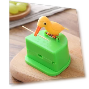 Автоматический держатель для зубочисток в виде птички — Держатели для зубочисток, Home Furnishing W