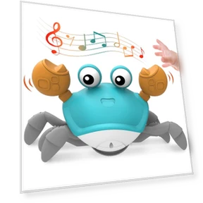 Автоматическая сенсорная электрическая танцующая игрушка-краб — Управляемые игрушки и роботы, Dumocison