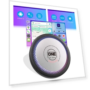 Автомобильный AI бокс с Android, CarPlay, HDMI и кабелем для монитора заднего сиденья — Цифровые медиаресиверы, OneCarStereo