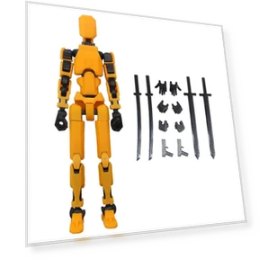 Многосуставной подвижный робот-манекен — Фигурки для игр, KITCHEN-MALL