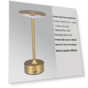 Светодиодная ретро настольная лампа с сенсорным управлением — Настольные лампы, Value Vault