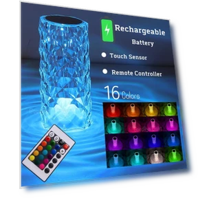 Светодиодная круглая хрустальная настольная лампа — Настольные лампы, Binchi Lighting Appliances