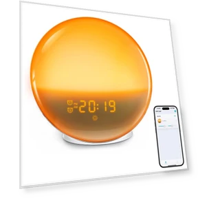 Умный детский светодиодный будильник с восходом солнца и подсветкой — Будильники и часы, HomeHarmony