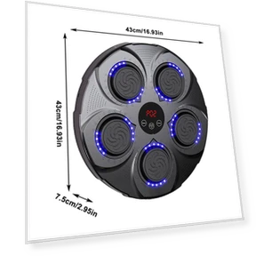 Умный музыкальный боксерский автомат со светодиодной подсветкой — Оборудование для боксерских залов, Binchi Keji Travel