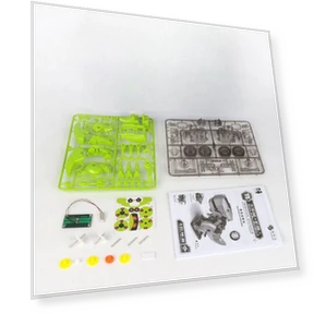 Солнечный робот-динозавр, образовательный набор для самостоятельной сборки — Солнечные энергосистемы, Kidsly