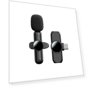 Двойной беспроводной петличный микрофон с шумоподавлением — Петличные микрофоны, Smarter than future