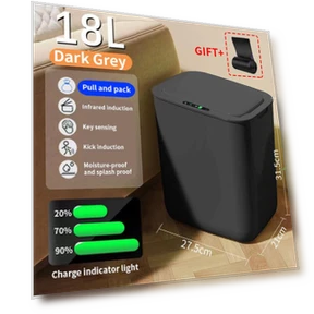 Интеллектуальный датчик мусорного ведра — Кухонные урны, Refreshing Home