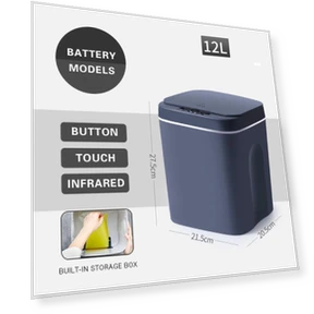 Интеллектуальный мусорный бак с автоматическим датчиком — Мусорные корзины, Seahorse Home