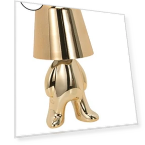 Настольная лампа с сенсорным выключателем и светодиодным ночником — Настольные лампы, AKA001