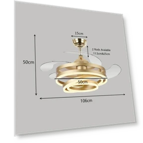 Потолочный вентилятор с подсветкой — Комплекты освещения для потолочных вентиляторов, Vinde Home
