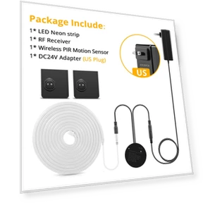 Датчик движения с переключателем PIR для светодиодной ленты — LED ленты, COOKING-MALL