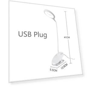 USB перезаряжаемая лампа для чтения с зажимом — Подсветка для чтения, Binchi Lighting Appliances