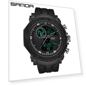 Умные многофункциональные часы с двойным дисплеем — Умные часы, SANDA