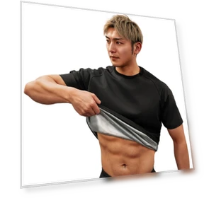 Умная сауна с коротким рукавом — Сауна-костюмы, SAKURA J-Beauty Selection