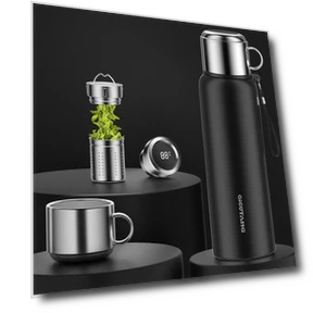 Умный дисплей температуры термос с вакуумной изоляцией — Термосы, Living Mall