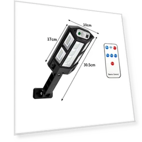 Солнечная лампа для улицы с датчиком движения — Уличное освещение, DHDH