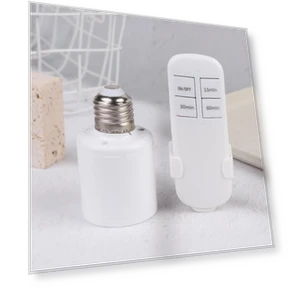 Патрон для лампы E27 с беспроводным пультом и таймером — Патроны для ламп, Solitude