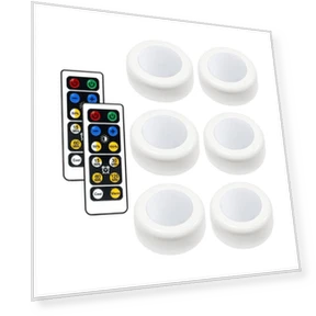 Беспроводная подсветка под шкафом с регулируемой яркостью — LED ленты, Yongkomo