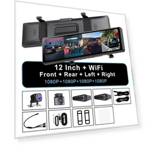 4-канальный видеорегистратор с зеркалом заднего вида — Видеорегистраторы, Simplistic Living Home