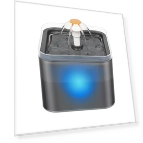 Автоматический фонтан для кошек со светодиодной подсветкой — Фонтаны, Arbutus