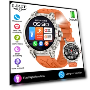 Bluetooth Call Smart Watch — Браслеты и клипсы, LIGE